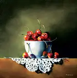 Daniele Lemieux, Bowlful, oil on canvas
