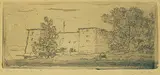 Robert Pilot, Fort Chambly, PQ, etching on paper
