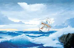 Ted Raftery, Dawn on a Lee Shore, 1994, oil on canvas