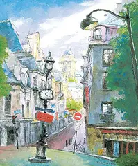 Johnson Wu, Paris Dream IV, 2009, acrylic on canvas