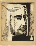Wilfred Roy Roloff Beny, A Time to Keep Silence and a Time to Speak #Proof, 1947, colour etching on paper