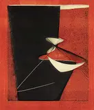 Wilfred Roy Roloff Beny, A Time of War and a Time of Peace #Proof, 1947, colour etching on paper