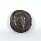Dora de Pedery-Hunt, Owl, 1964, bronze medal