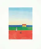 William Kurelek, Untitled - Planting Potatoes #264/300, 1973, photolithographic reproduction on paper