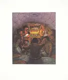 William Kurelek, Untitled - Stories in the Igloo #226/300, 1975, photolithographic reproduction on paper