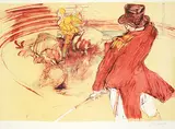 Claude Weisbuch, Untitled - Circus Scene #EA, colour lithograph on paper