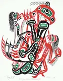 Tony Hunt, Transformation Mural IV #15/50, 1978, colour silkscreen on paper