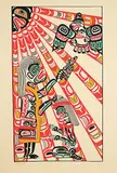 Tony Hunt, Baptism Mural #42/400, 1976, colour silkscreen on paper