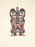 Earl Muldoe, Beaver #60/100, 1978, colour silkscreen on paper
