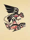 Clarence Wells, Thunderbird, Lightning Serpent and Killer Whale #37/200, 1977, colour silkscreen on paper