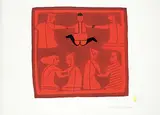 Jessie Oonark, High Play #11/50, 1972, colour stonecut on paper