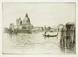 Caroline Armington, Santa Maria Della Salute, Venise #30/100, 1931, etching on paper