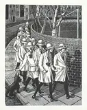 The Crocodile #127/500 by Tirzah Eileen Lucy Ravilious Garwood, 1929, wood engraving on paper, sold Sep 2018