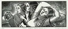 Douglas B. Jones, Don't Worry, We'll Find It! #A/P, wood block on paper