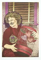 Grant Leier, Visiting Hours #A/P, 1986, colour etching on paper