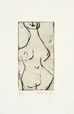 Herbert Johannes Joseph Siebner, Untitled - Female Figure #5/50