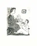 John Harold Thomas Snow, Yarn #41/50, 1983, etching on paper