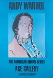 Andy Warhol, The American Indian Series, Ace Gallery, Los Angeles, 1977, offset lithograph on paper