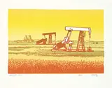 George Weber, Alberta Oil #16/90, 1979, colour silkscreen on paper