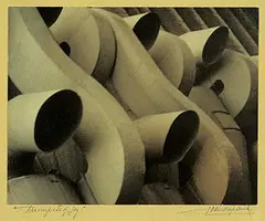 John A. Vanderpant, Trumpets of Joy, black and white photograph on paper