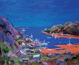 Bruno Cote, Nord N.F.L.D., oil on wood board