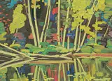 Illingworth Kerr, Birches, Autumn Ontario