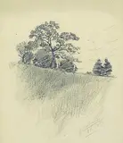 J. E. H. MacDonald, High Park '08, 1908, graphite on paper