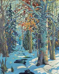 Frank Panabaker, Untitled - Winter's Quiet, 1930, oil on canvas