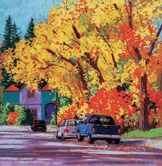 Karin Richter, Autumn Sparkle, pastel on paper
