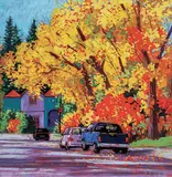 Karin Richter, Autumn Sparkle, pastel on paper