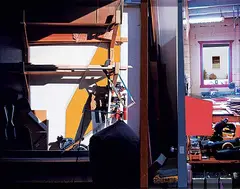 David Foxcroft, Working Space, Hacksaw, 2007, mixed media on paper