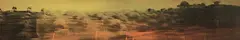 Sarah Nind, Vue Panoramique #6, 2003, oil on ortholith film board