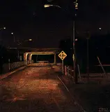 Ian Rawlinson, Untitled - Underpass Nocturne, 2002, acrylic on canvas