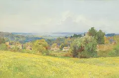 Berenger Benger, Untitled - English Landscape, 1905, watercolour on paper