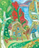 Pierre Bedard, Couleurs de Feu, oil on wood board