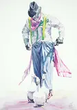 Terry A. Bennett, Quack, Quack, Quack and Quack, 1992, watercolour on paper