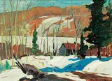 Robert Lee Chadwick, Lake of Bays, Muskoka, 1965, oil on canvas board