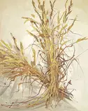 Harold Lloyd Lyon, Golden Grass, 1967, oil on canvas