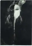 Jane Ash Poitras, Kise Manito #A/P IV, 1985, etching on paper