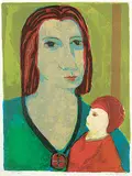 John Harold Thomas Snow, Magit #7/50, 1976, colour lithograph on paper