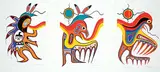 Jackson Beardy, Thunder Dancer / Metamorphosis / Thunderbird #16/60, 1981, colour silkscreen on paper
