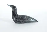 Moses Sr. Appaqaq, Untitled - Black Loon, 1987, black stone carving