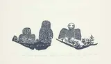Davidialuk Alasua Amittu, Owls with their Babies and Eggs #2/36