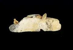 Ouloo Elktak, Untitled - Dreams of My Home, bone and stone carving