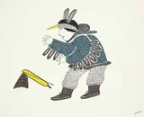 Agnes Nanogak, Untitled - Bird Dance
