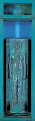 Raymond Arnatt, Dig Series, 1998, plaster relief with patina
