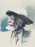 Harley W. Brown, Untitled - An Old Man's Pride