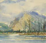 John William Harvie, Clouds over Mt. Rundle
