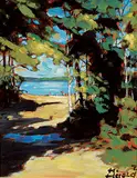 Hans Herold, Greig Lake, Sask., 1974, oil on board