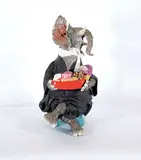 Gwen Hughes, Untitled - No Court on Sundae, painted ceramic sculpture